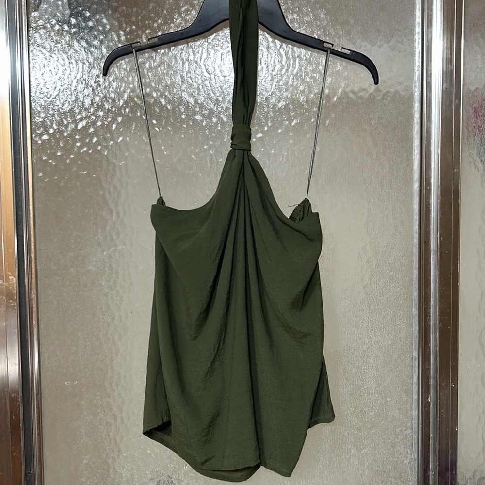 Nine West green shirt